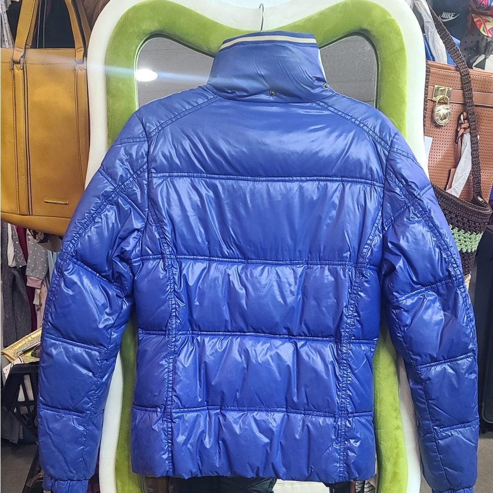 Moncler Shiny Royal Blue Jacket - Picture 3 of 6